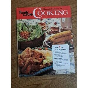 Family Circle Illustrated Library Of Cooking - Vol 1  1972, Hardcover Vintage